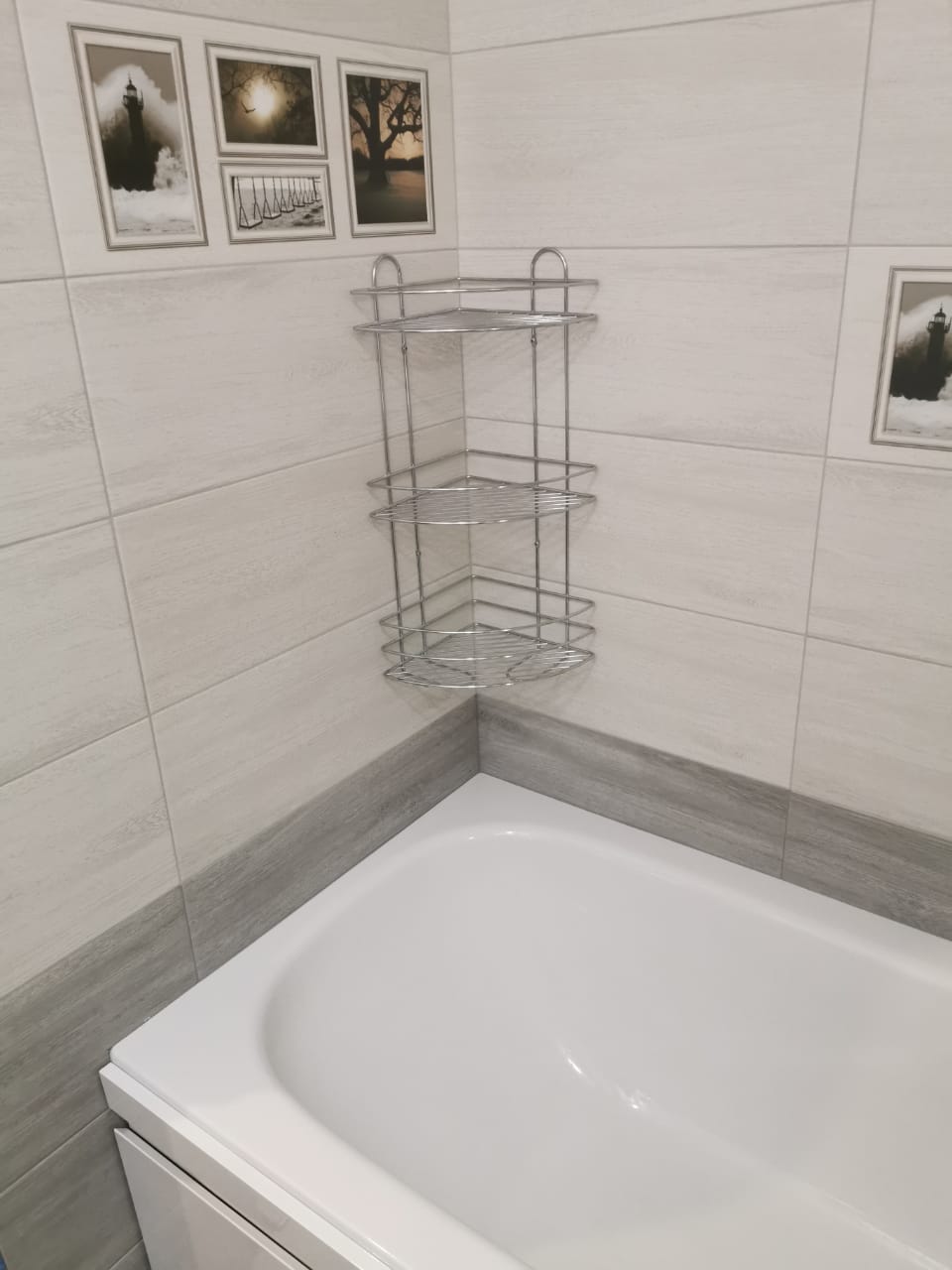 Ремонт ванной комнаты в сталинке в светлых тонах