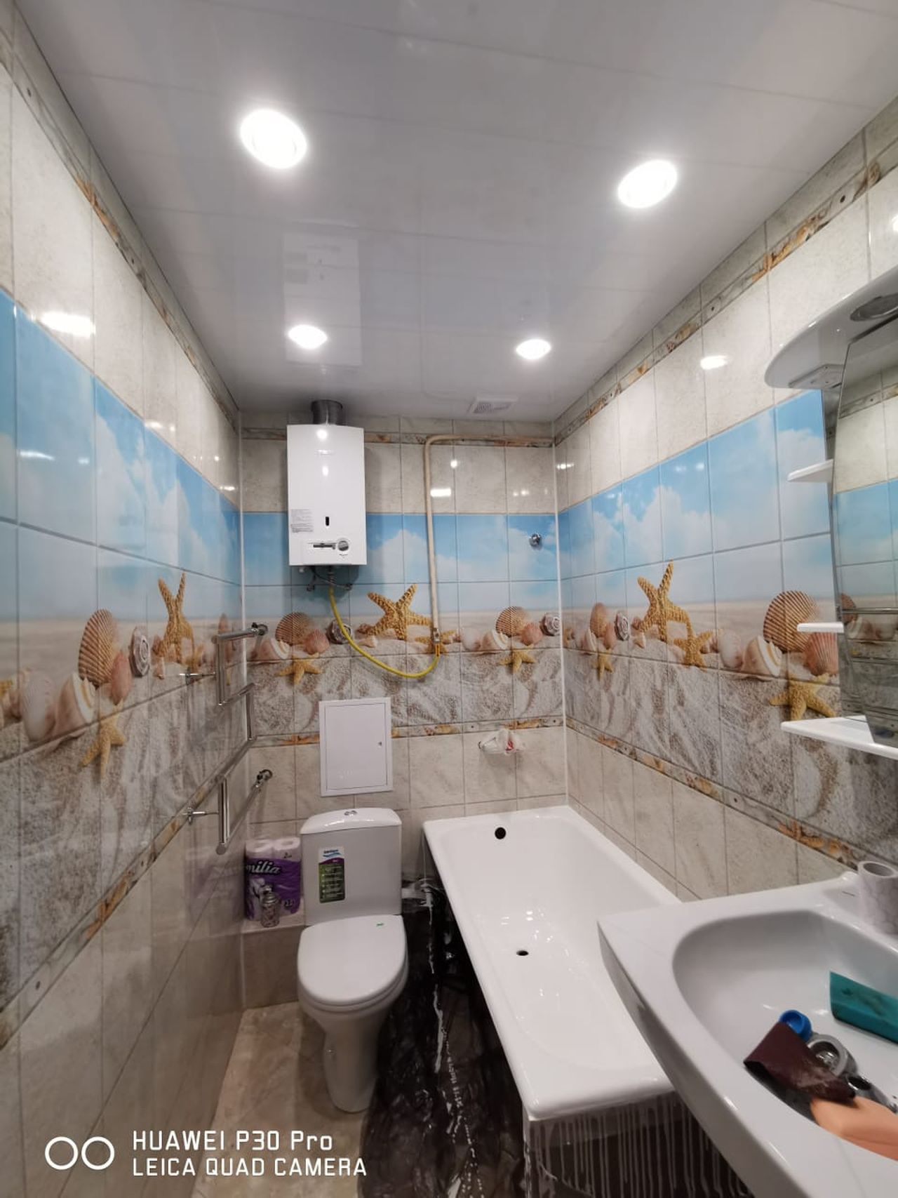 Ремонт ванной комнаты пластиковыми панелями ПВХ под ключ недорого