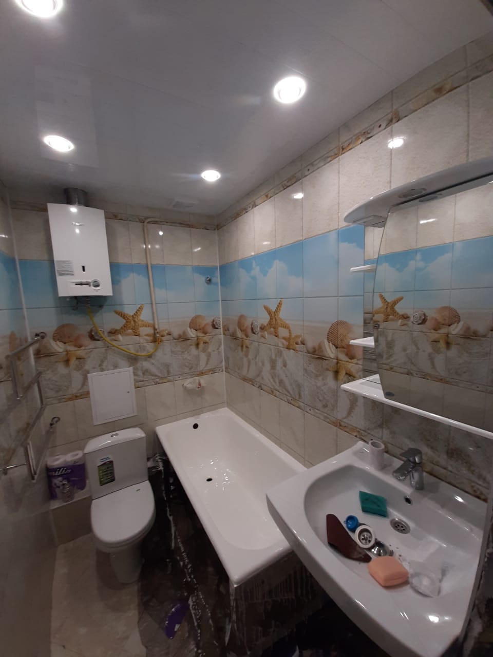 Ремонт ванной комнаты панелями